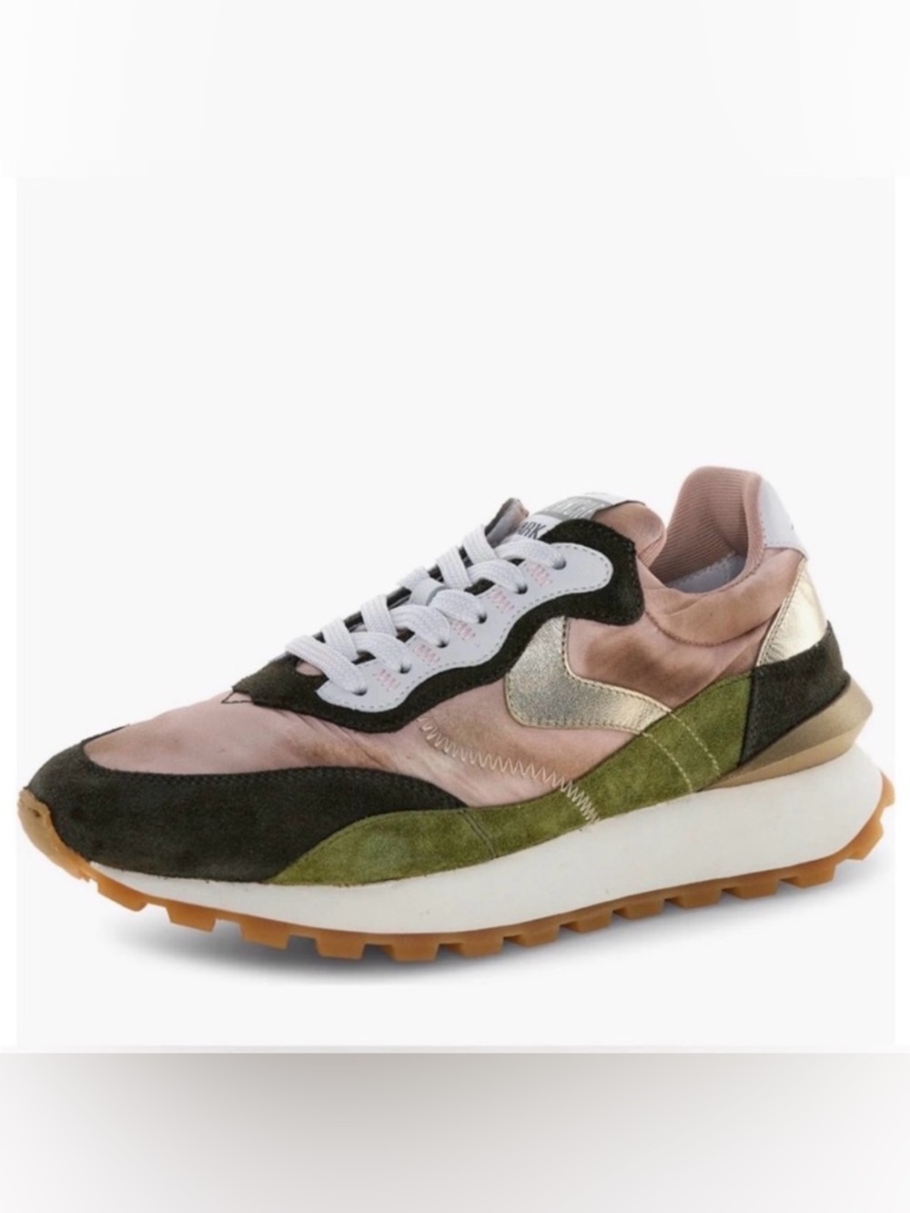 NWT VOILE BLANCHE Qwark Hype Sneaker in Army Green